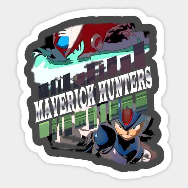 Maverick Hunters Sticker by Bolivian_Brawler